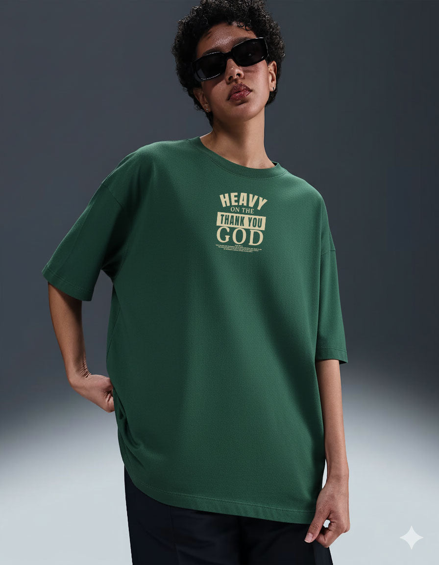 HEAVY ON THE "THANK YOU GOD"