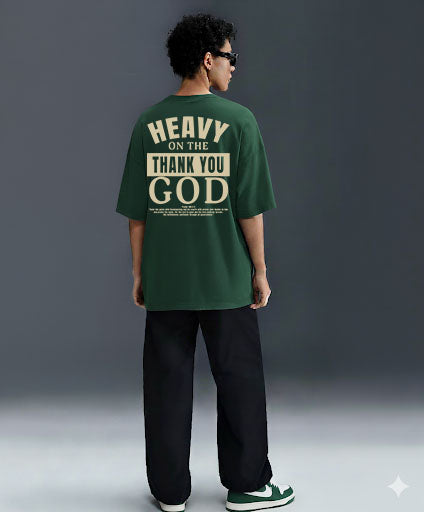 HEAVY ON THE "THANK YOU GOD"